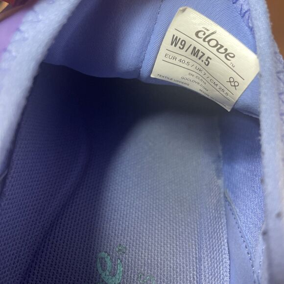 Clove Aeros Aurora Purple Teal Ombre Nursing Healthcare Shoes Womens Size 9 - Picture 7 of 8